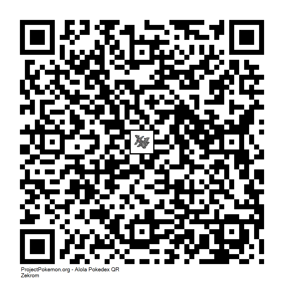 Cdigo QR de Zekrom